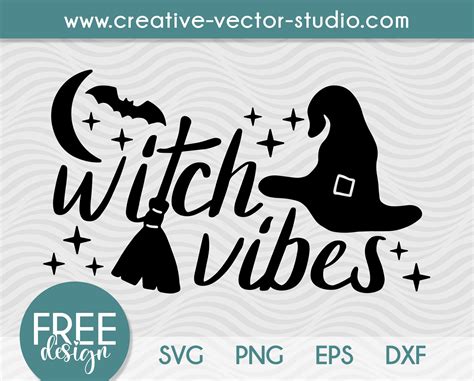 Macabre witchy vibes svg